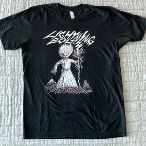 Lightning Bolt band t-shirt - 2015 tour - size M